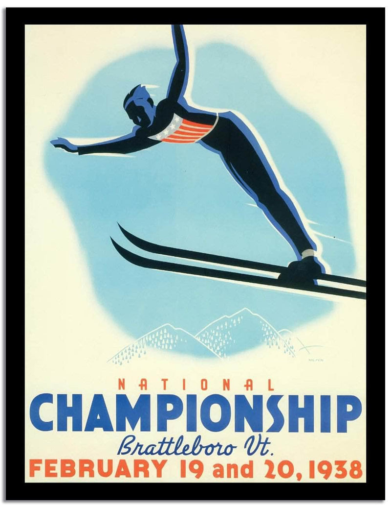 Championship  Vintage Poster Fine Art Print