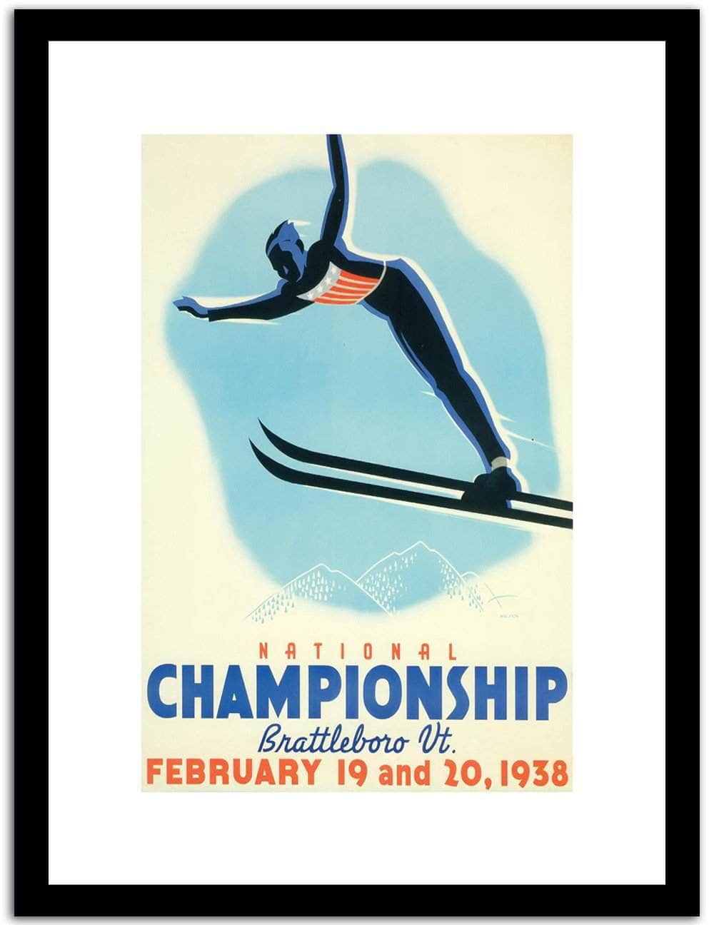 Championship  Vintage Poster Fine Art Print