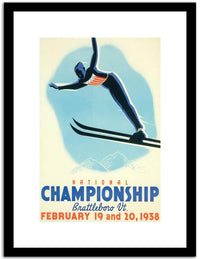 Championship  Vintage Poster Fine Art Print
