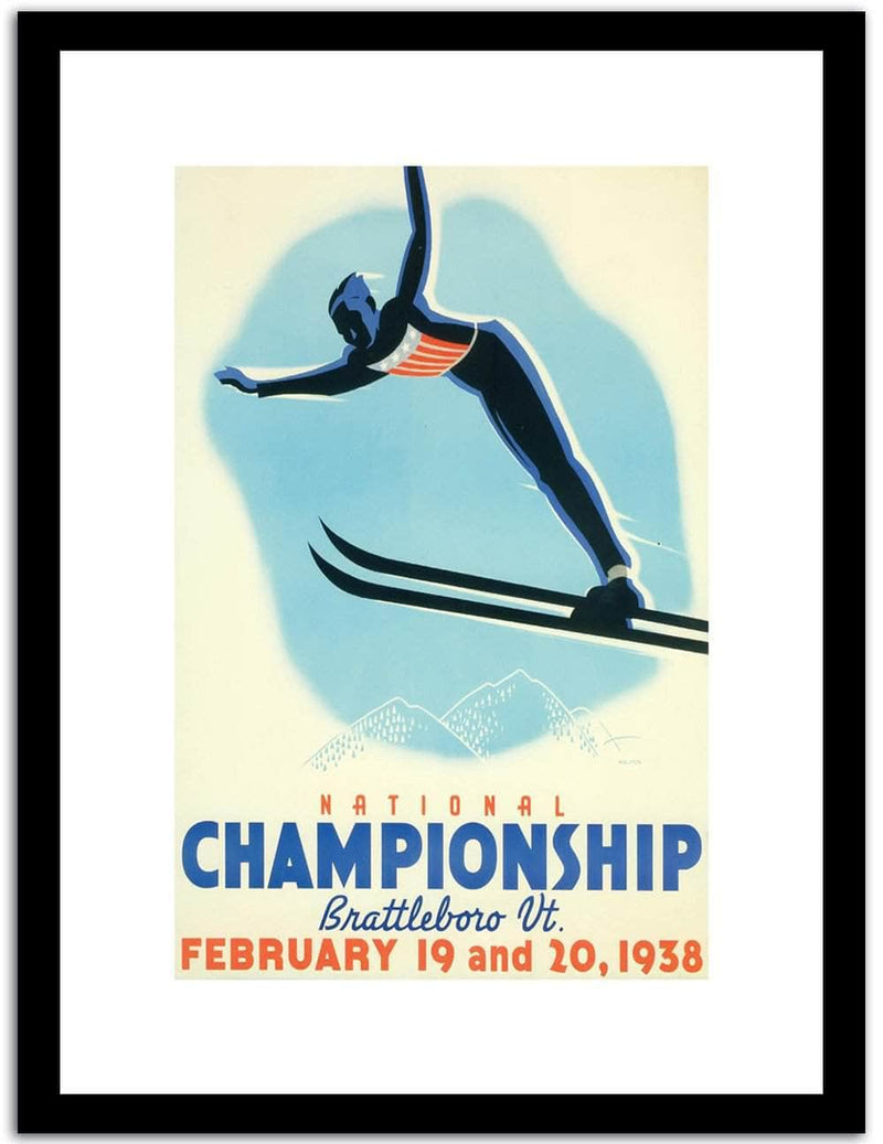 Championship  Vintage Poster Fine Art Print
