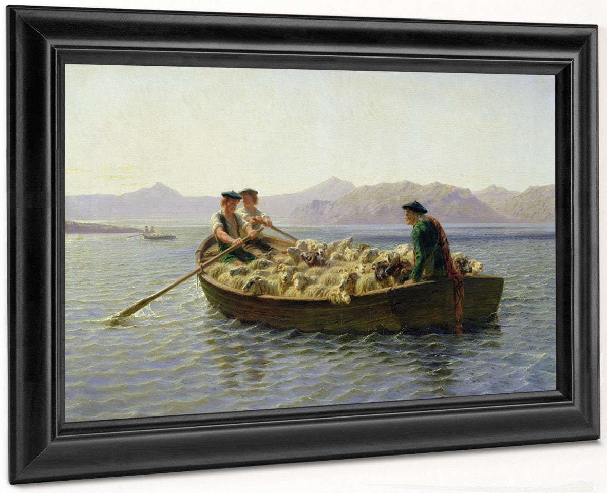 Changing Of Meadow By Rosa Bonheur Fine Art Print