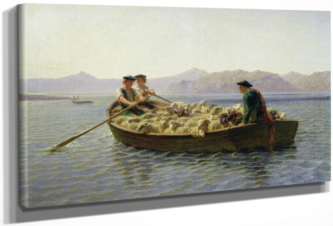 Changing Of Meadow By Rosa Bonheur Fine Art Print