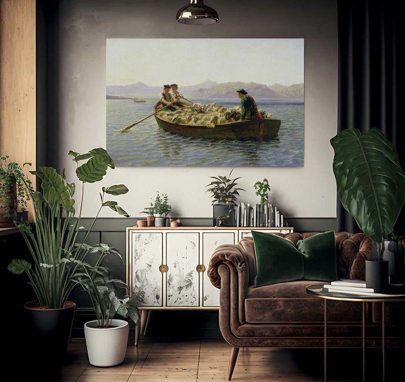 Changing Of Meadow By Rosa Bonheur Fine Art Print