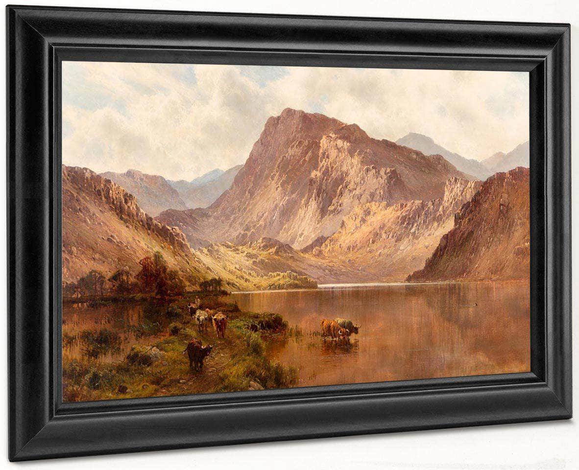 Changing Pastures By Alfred De Breanski Fine Art Print