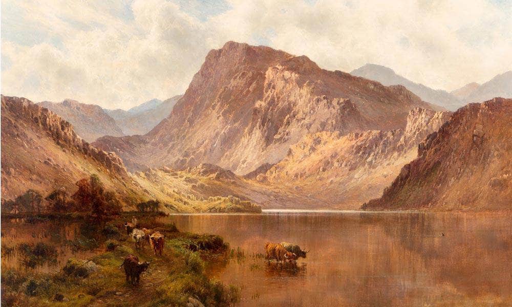 Changing Pastures By Alfred De Breanski Fine Art Print