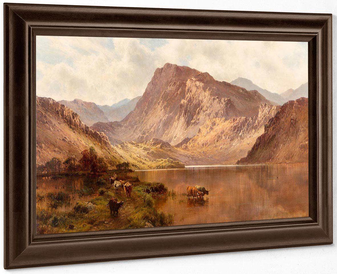 Changing Pastures By Alfred De Breanski Fine Art Print