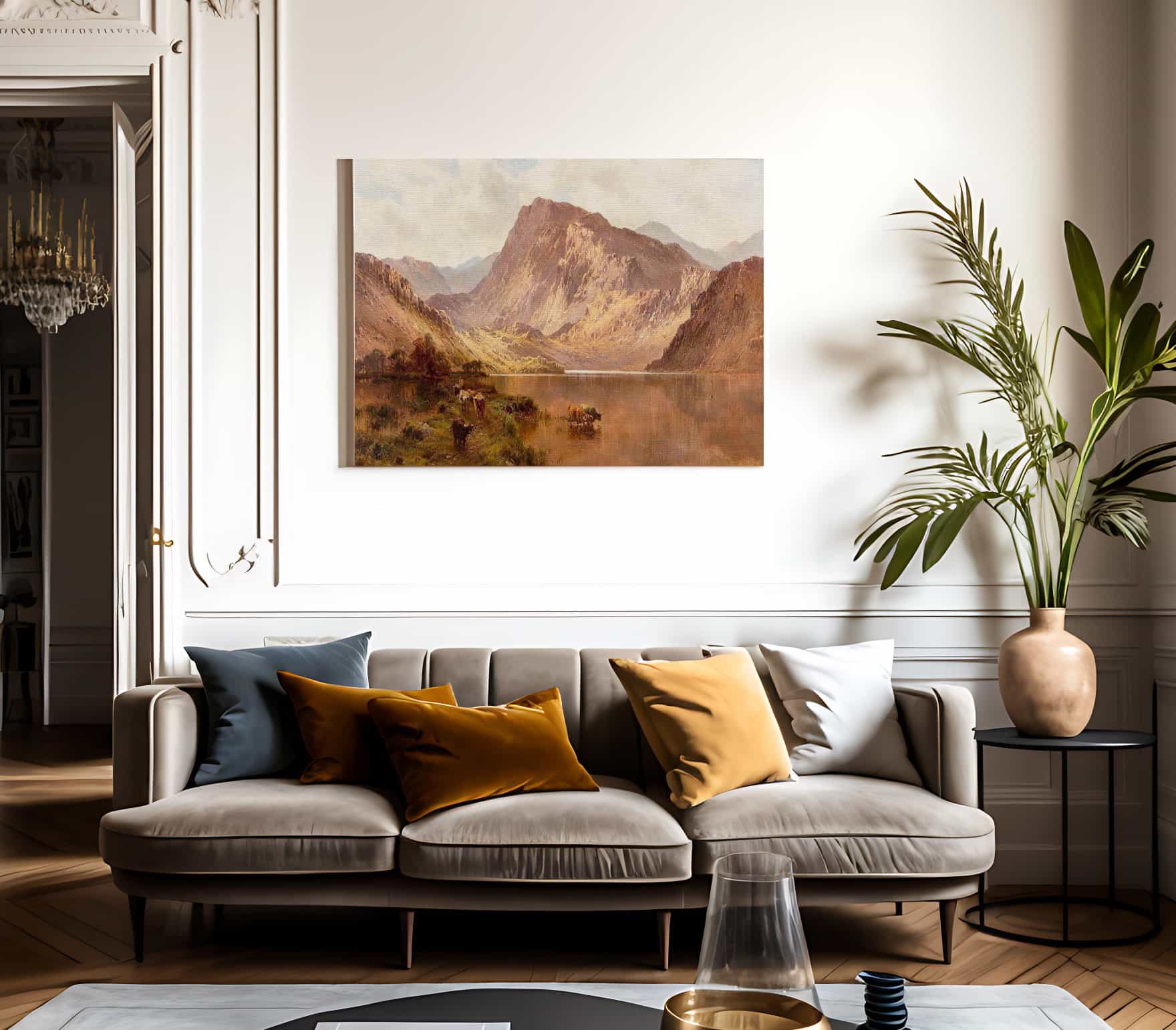 Changing Pastures By Alfred De Breanski Fine Art Print