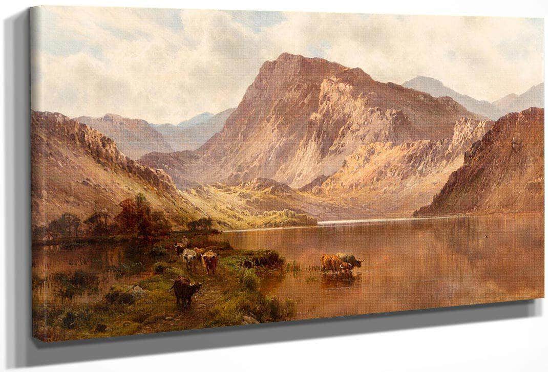 Changing Pastures By Alfred De Breanski Fine Art Print