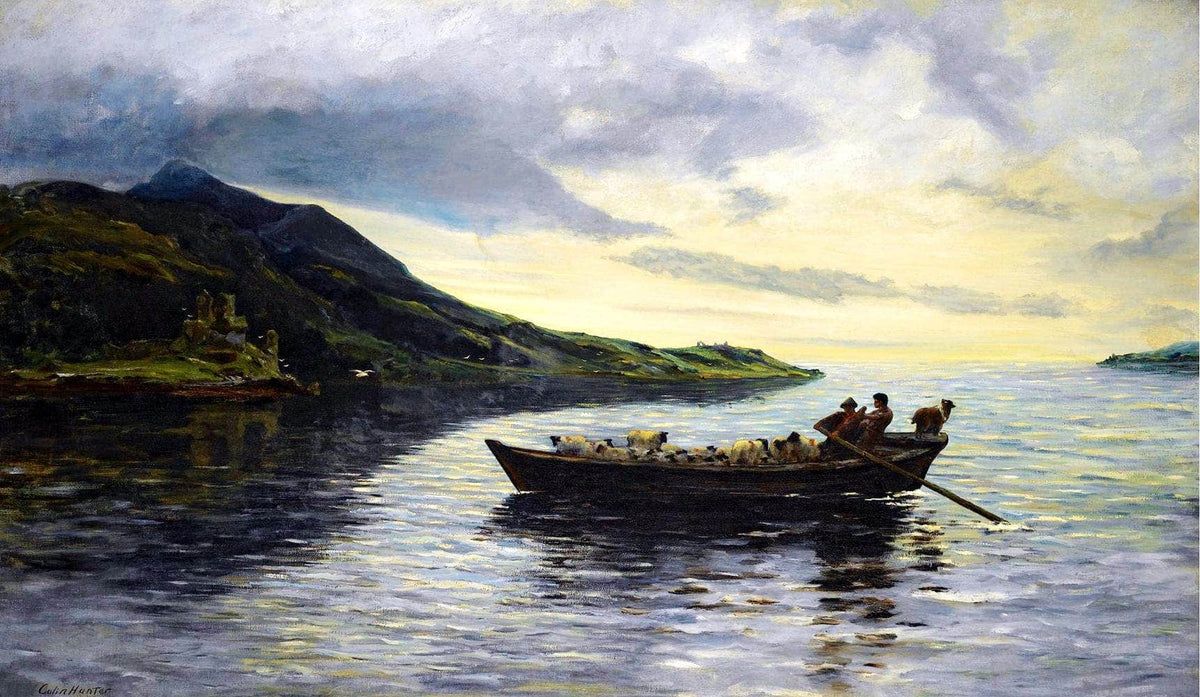 Changing Pastures Painting Colin Hunter Canvas Art Fine Art Print