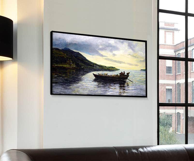 Changing Pastures Painting Colin Hunter Canvas Art Fine Art Print