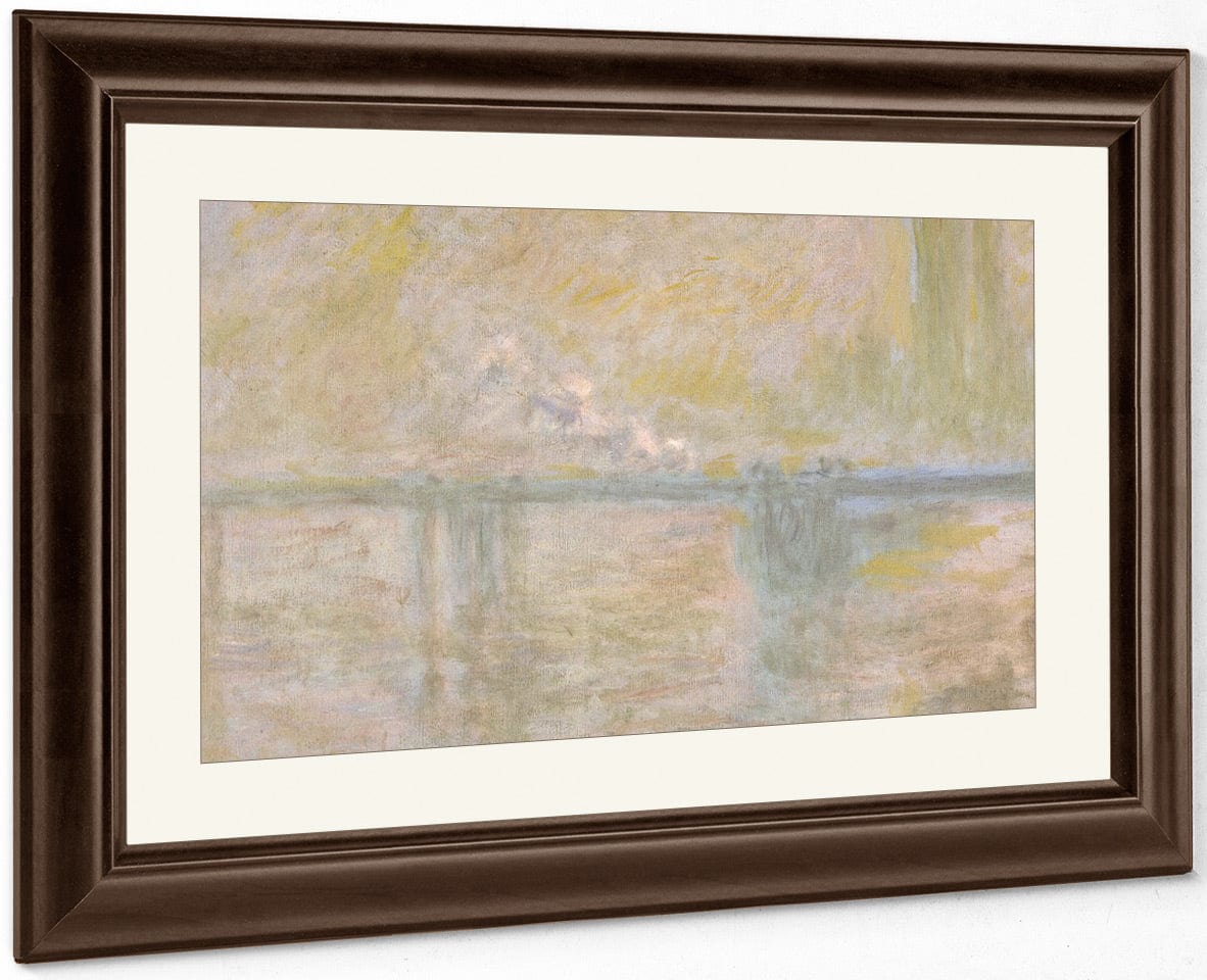 Charing Cross Bridge In London By Claude Monet Fine Art Print
