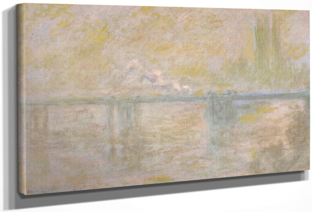 Charing Cross Bridge In London By Claude Monet Fine Art Print