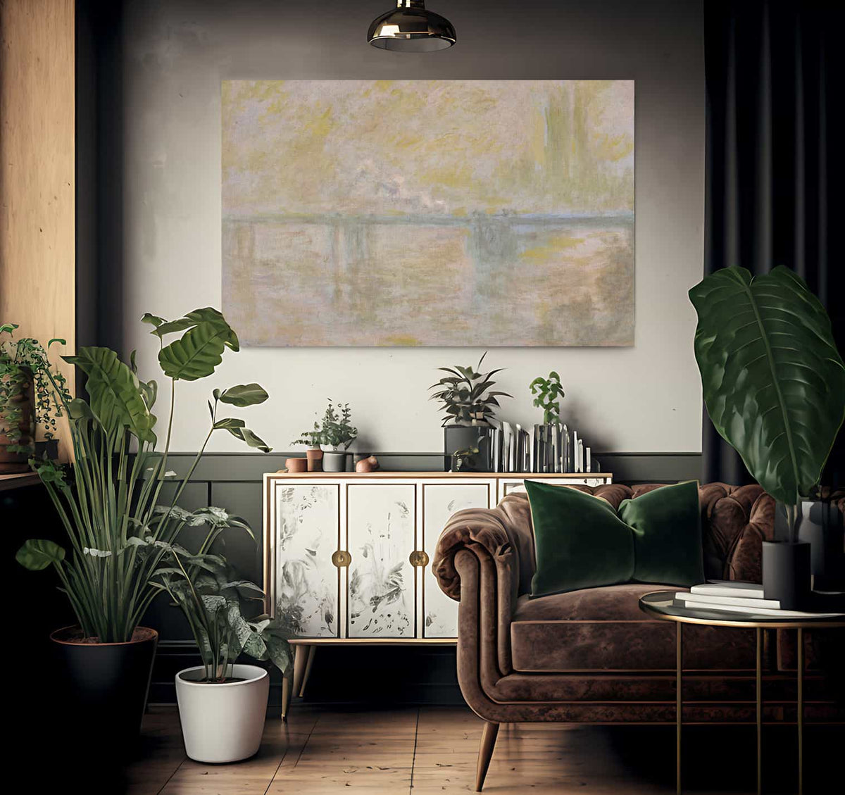 Charing Cross Bridge In London By Claude Monet Fine Art Print