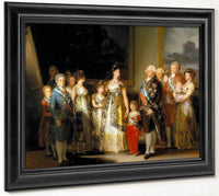 Charles Iv Of Spain And His Family 1800 1801 280X336Cm Prado Museum P00726 By Francisco De Goya Fine Art Print