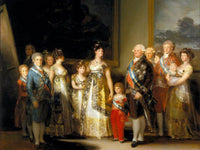 Charles Iv Of Spain And His Family 1800 1801 280X336Cm Prado Museum P00726 By Francisco De Goya Fine Art Print