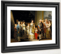 Charles Iv Of Spain And His Family 1800 1801 280X336Cm Prado Museum P00726 By Francisco De Goya Fine Art Print