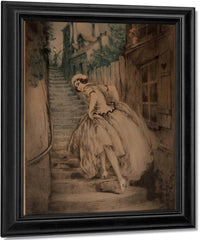 Charm Of Montmartre 1932 By Louis Icart Fine Art Print