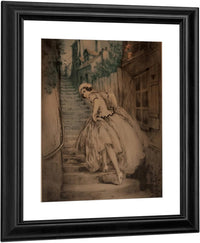 Charm Of Montmartre 1932 By Louis Icart Fine Art Print