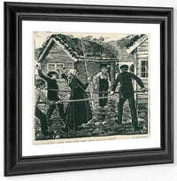 Chasing The Village Idiot By Nicolai Astrup Fine Art Print