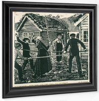 Chasing The Village Idiot By Nicolai Astrup Fine Art Print