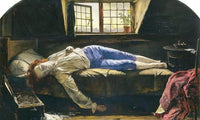 Chatterton By Henry Wallis Fine Art Print