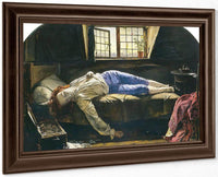 Chatterton By Henry Wallis Fine Art Print