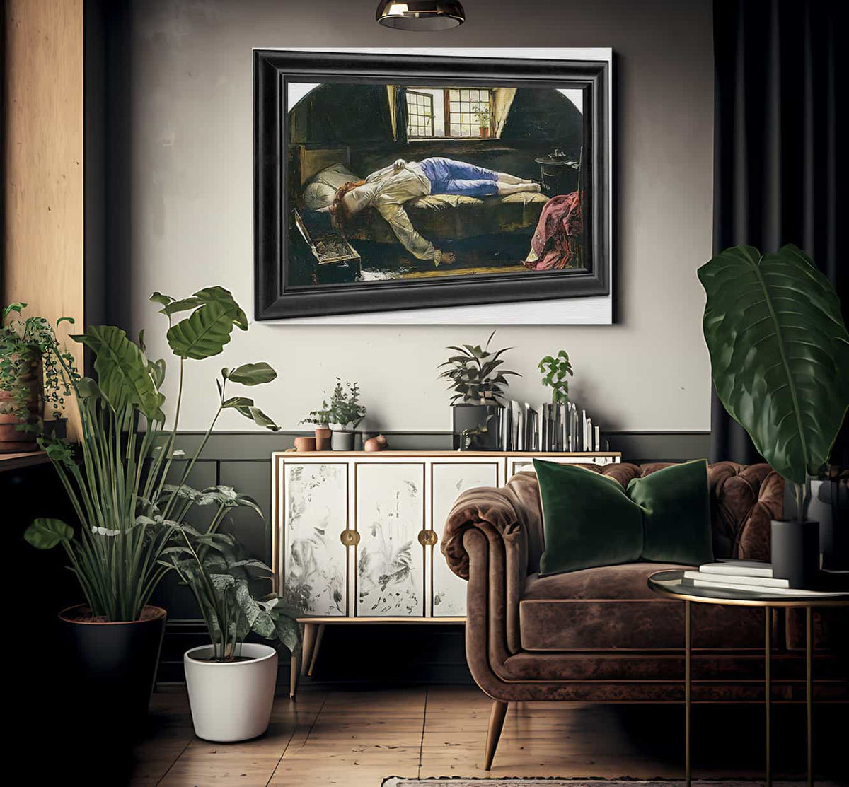 Chatterton By Henry Wallis Fine Art Print