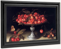 Cherries In A Silver Compote 1610 By Fede Galizia Fine Art Print