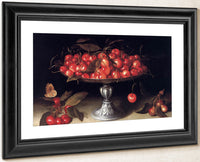 Cherries In A Silver Compote 1610 By Fede Galizia Fine Art Print