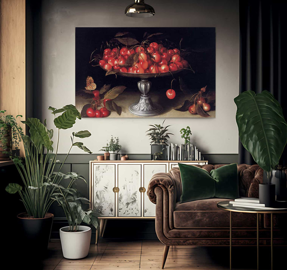 Cherries In A Silver Compote 1610 By Fede Galizia Fine Art Print