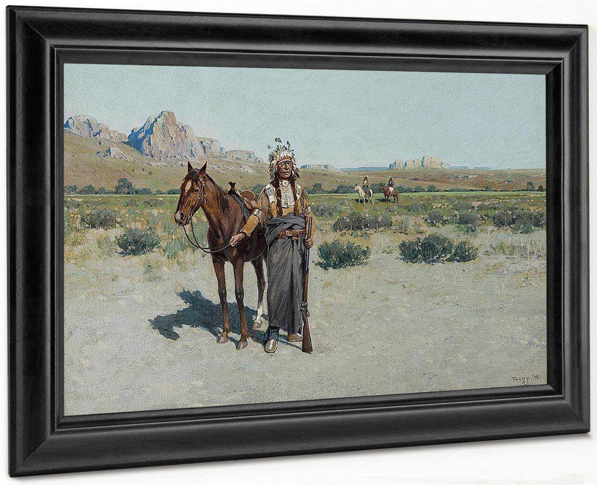 Cheyenne Scout By Henry F. Farny Fine Art Print