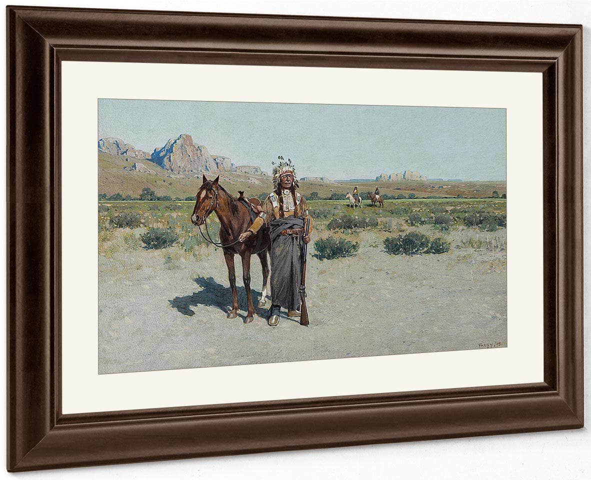 Cheyenne Scout By Henry F. Farny Fine Art Print