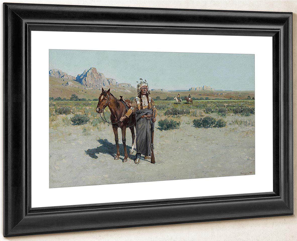 Cheyenne Scout By Henry F. Farny Fine Art Print