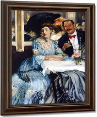 Chez Mouquin 1905 By William Glackens Fine Art Print