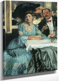 Chez Mouquin By William J Glackens Fine Art Print