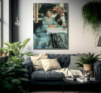 Chez Mouquin By William J Glackens Fine Art Print