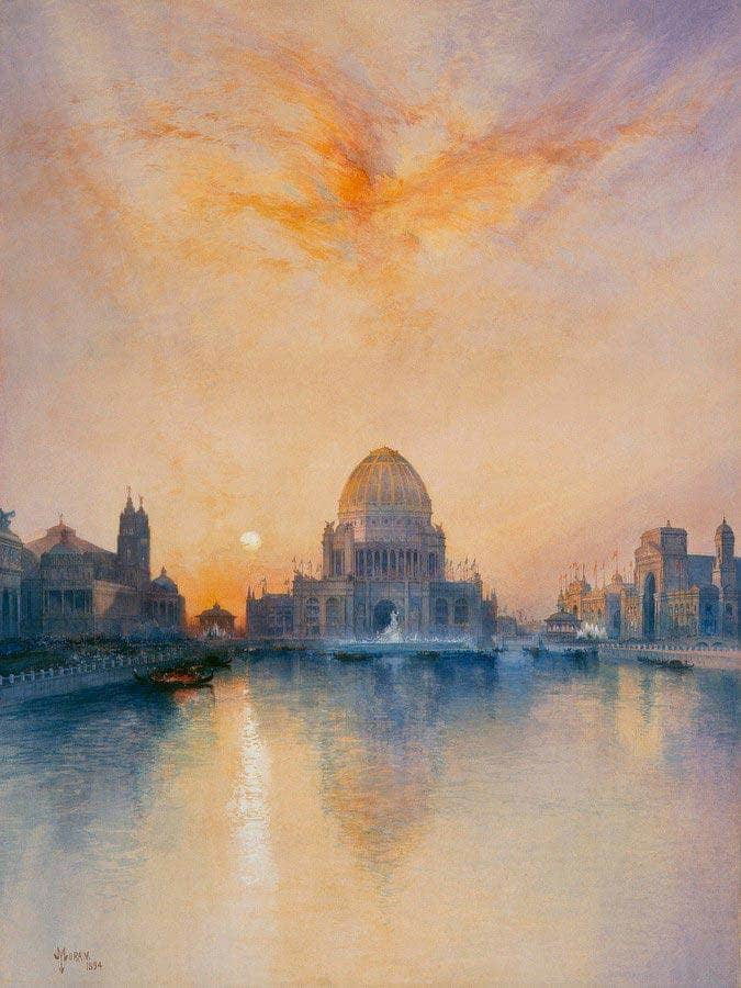 Chicago World's Fair By Thomas Moran Fine Art Print