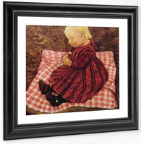 Child On A Cushion By Paula Modersohn Becker Fine Art Print