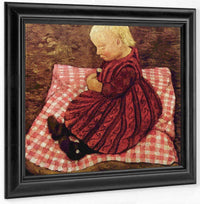 Child On A Cushion By Paula Modersohn Becker Fine Art Print