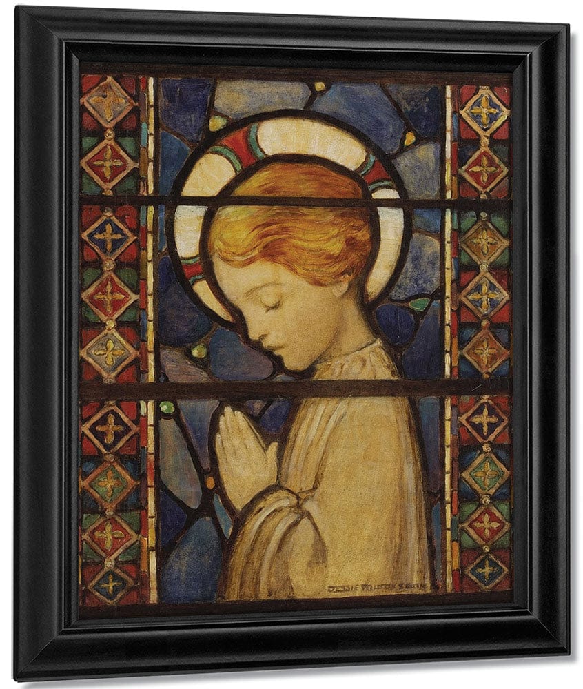 Child Praying 1920 Original Cover Illustration For Good Housekeeping December 1920 By Jessie Willcox Smith Fine Art Print
