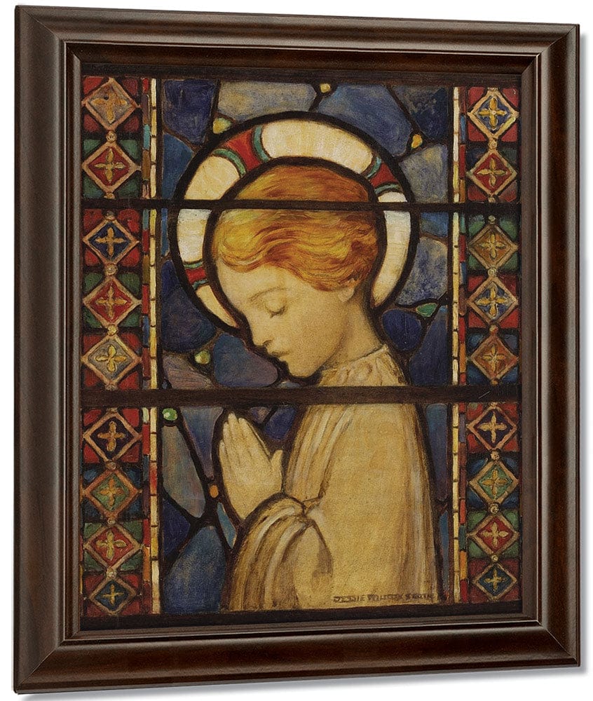 Child Praying 1920 Original Cover Illustration For Good Housekeeping December 1920 By Jessie Willcox Smith Fine Art Print