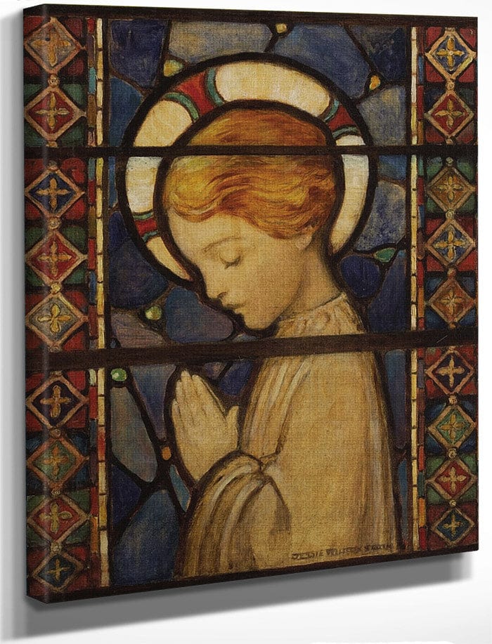 Child Praying 1920 Original Cover Illustration For Good Housekeeping December 1920 By Jessie Willcox Smith Fine Art Print