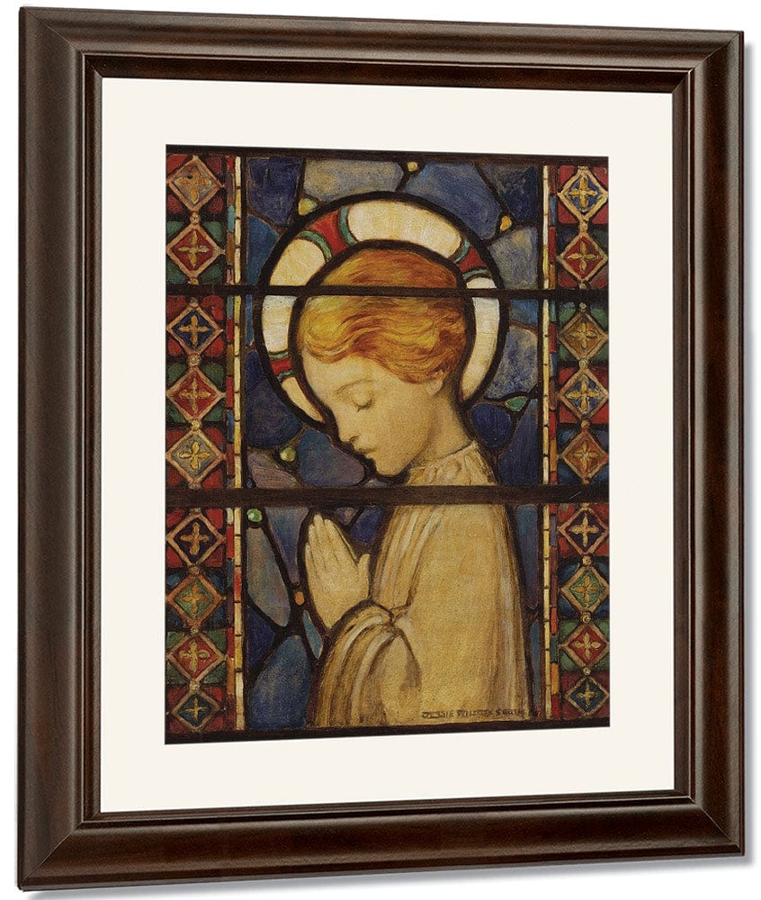 Child Praying 1920 Original Cover Illustration For Good Housekeeping December 1920 By Jessie Willcox Smith Fine Art Print