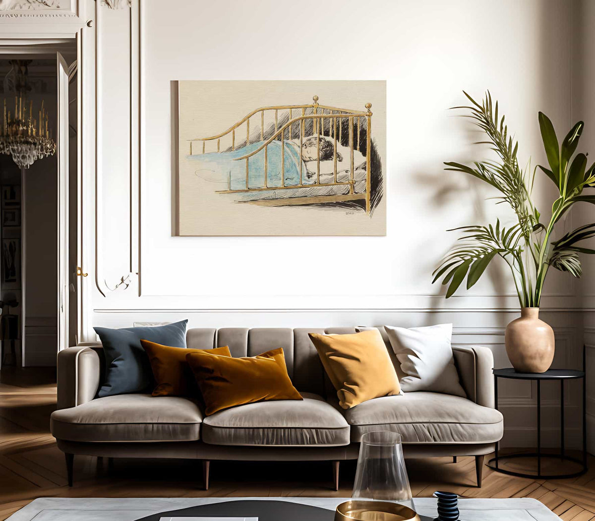 Child Sleeping A Childs Prayer Interior Book Illustration 1926 By Jessie Willcox Smith Fine Art Print