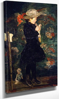 Child With Doll By James Ensor Fine Art Print