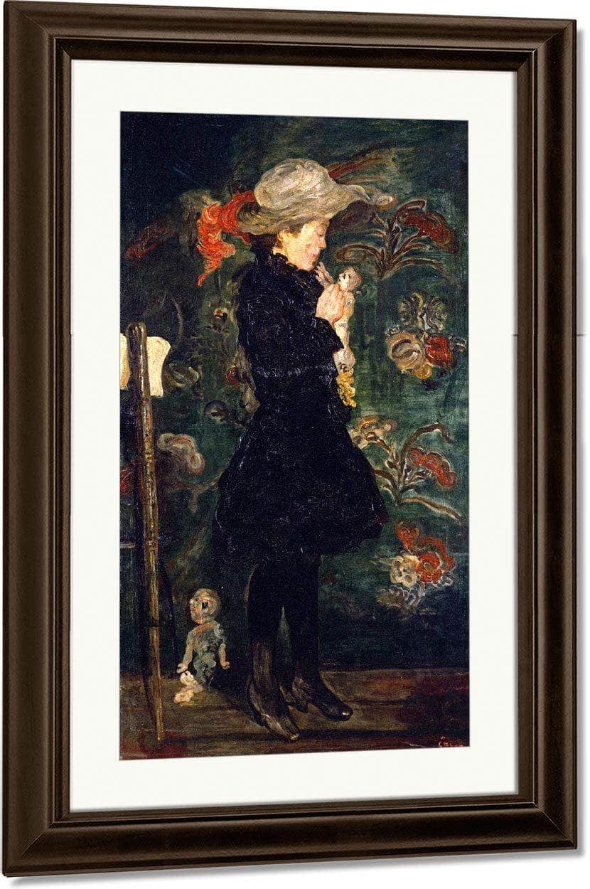 Child With Doll By James Ensor Fine Art Print