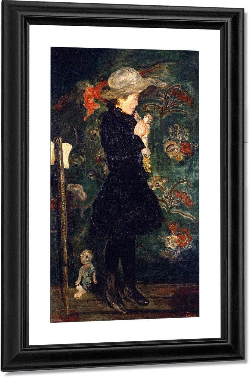 Child With Doll By James Ensor Fine Art Print