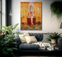 Children Dressing By James Ensor Fine Art Print