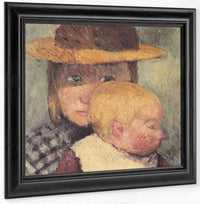 Children In The Sun By Paula Modersohn Becker Fine Art Print