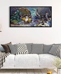 Children On The Shore, Javea Painting Joaquin Sorolla Canvas Art Fine Art Print